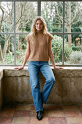 The Golden Hour Metallic Sweater Top