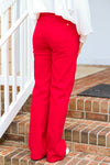 red pants red straight leg pants straight leg pants pants jeans straight leg jeans red straight leg