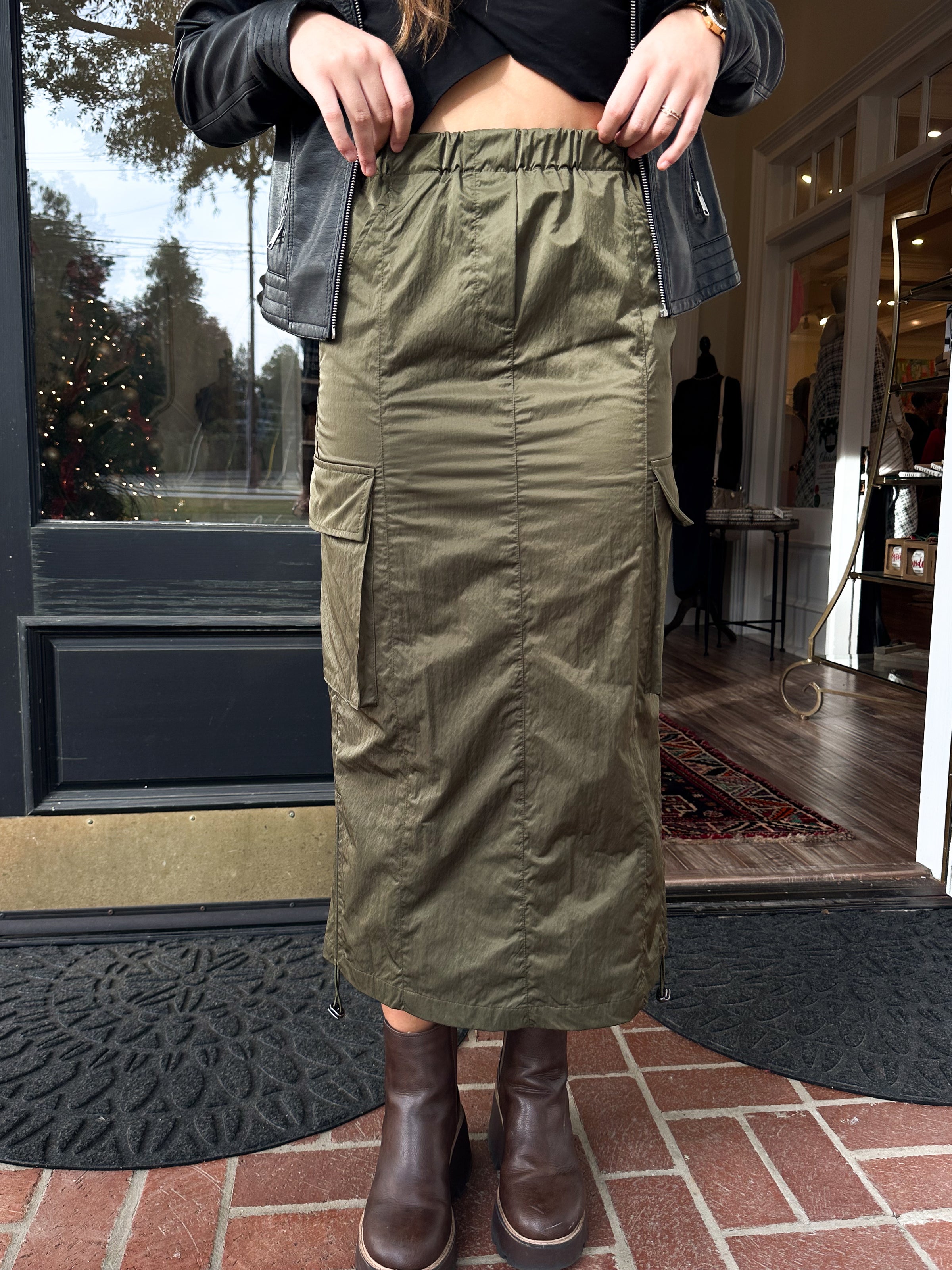 Out Of Control Cargo Skirt