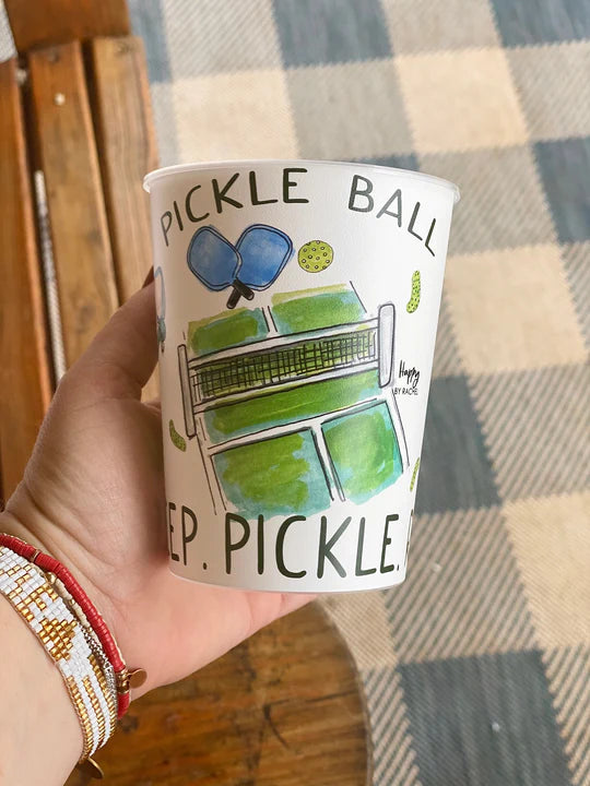 Pickle Ball Reuseable Party Cups