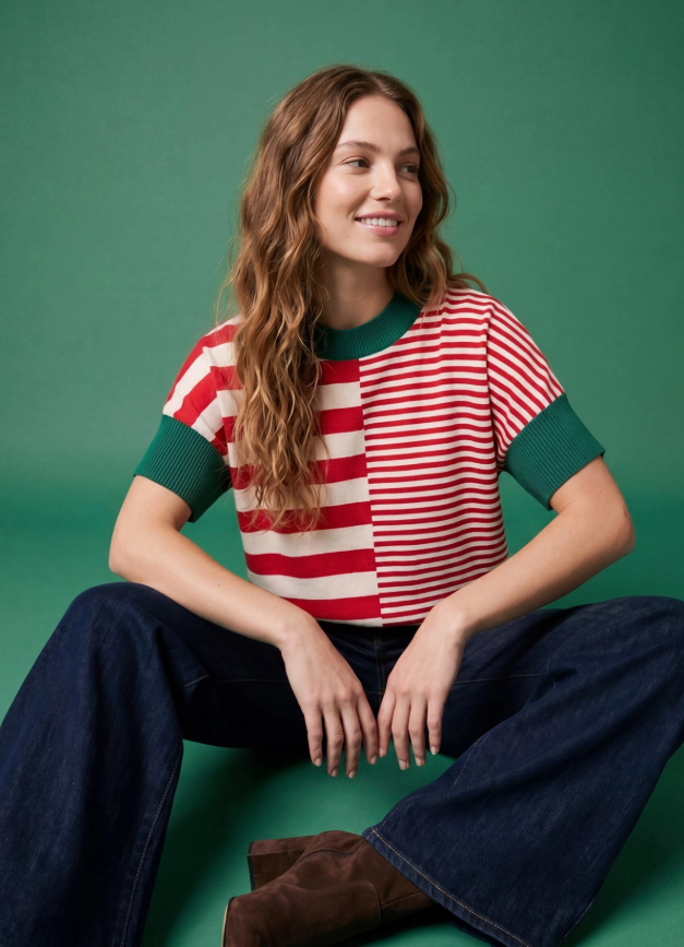 The Holly Jolly Stripe Sweater