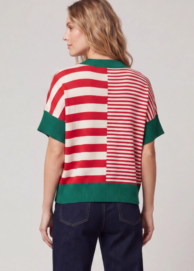 The Holly Jolly Stripe Sweater