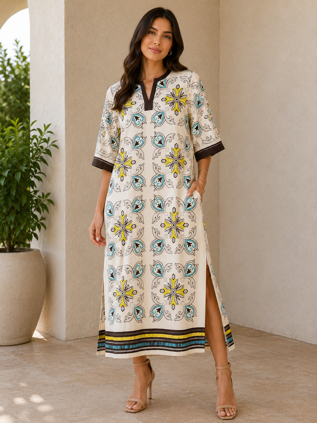 Brown Butter Caftan